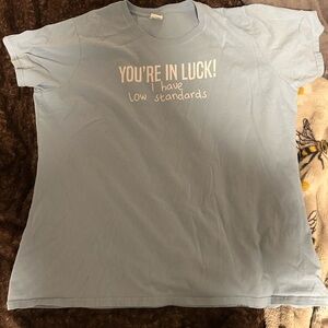 TC Light Blue Ladies Graphic Tee